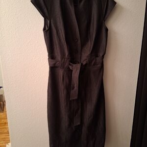 Calvin Klein Charcoal Midi Dress